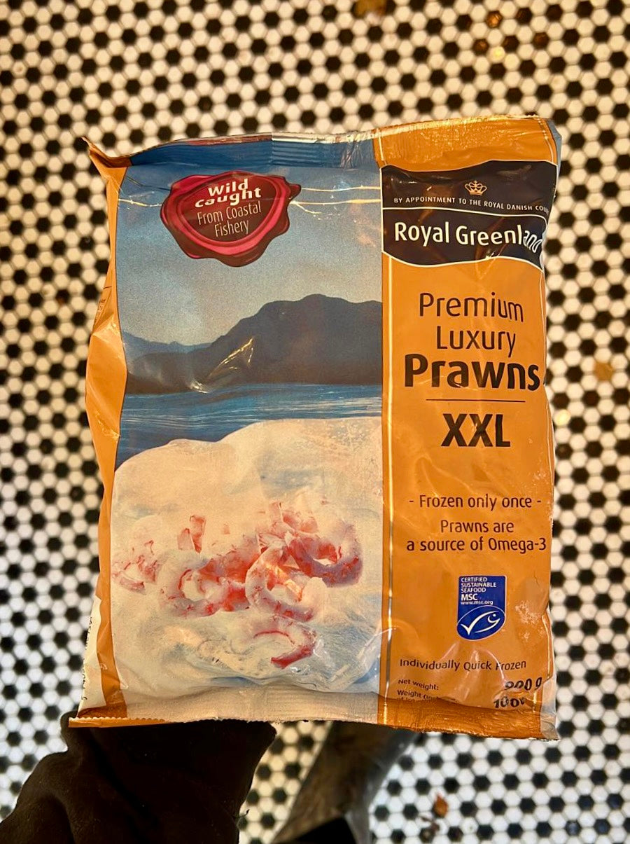 Bag Of Luxury Wild Caught Cocktail Prawns - 1kg Frozen Bag