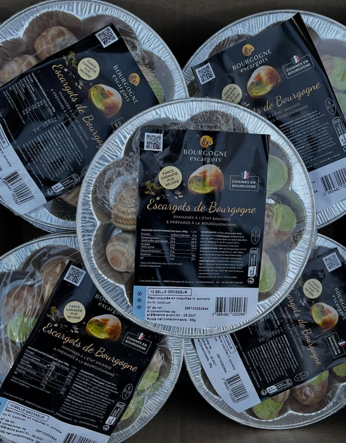 Escargot Tray (Snails in Garlic Butter)