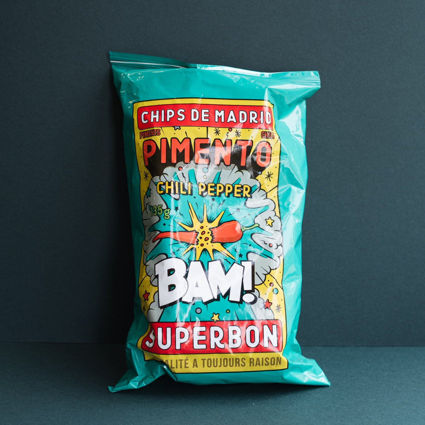 Pimento BAM! Crisps by Superbon
