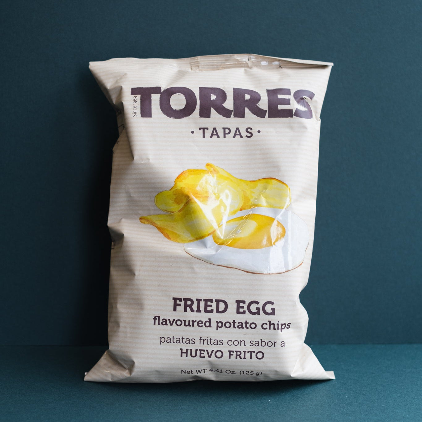 Fried Egg Crisps by Torres