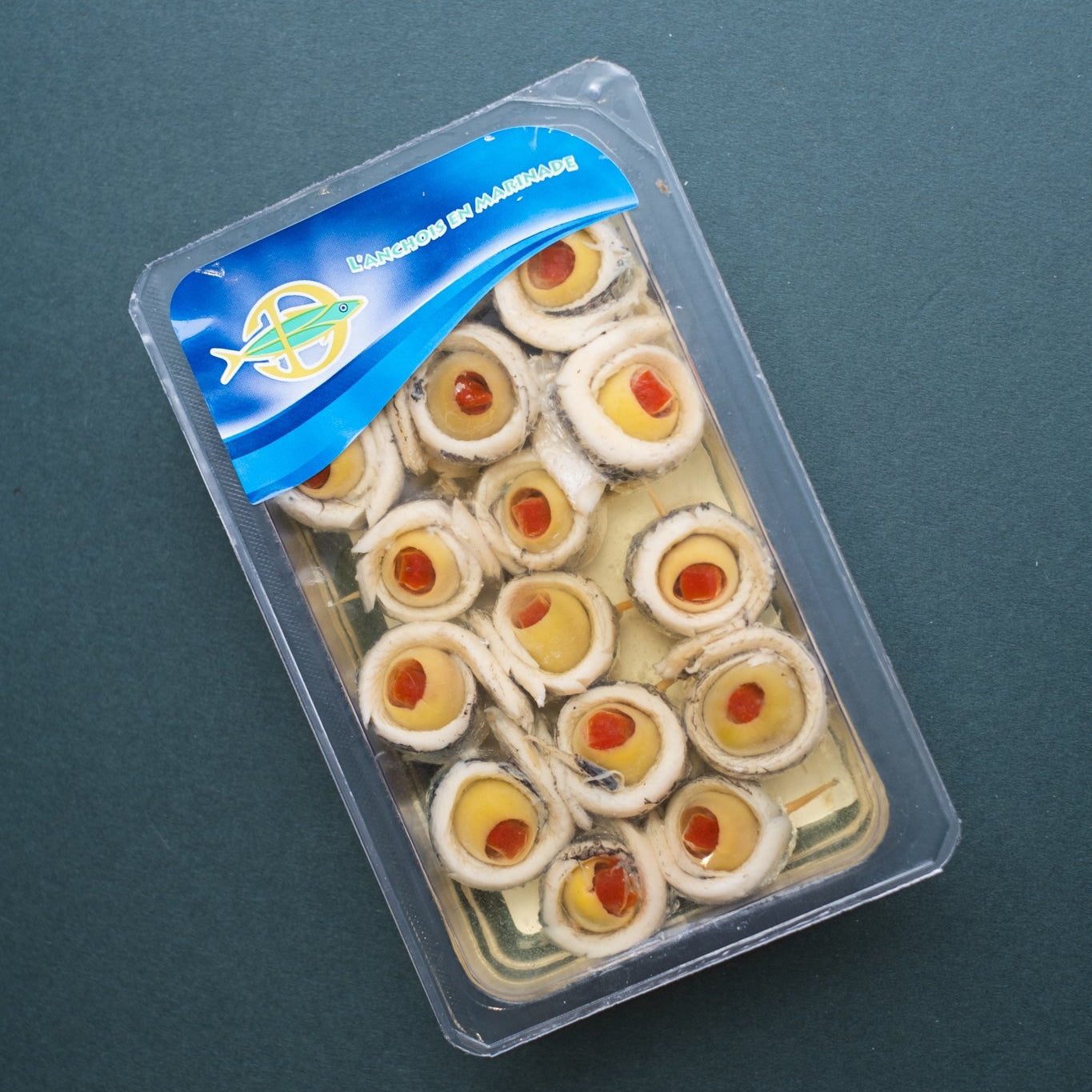 Olives Wrapped in Anchovies