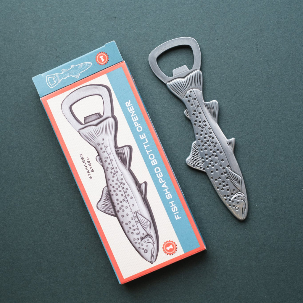 Stainless Steel Fish Bottle Opener