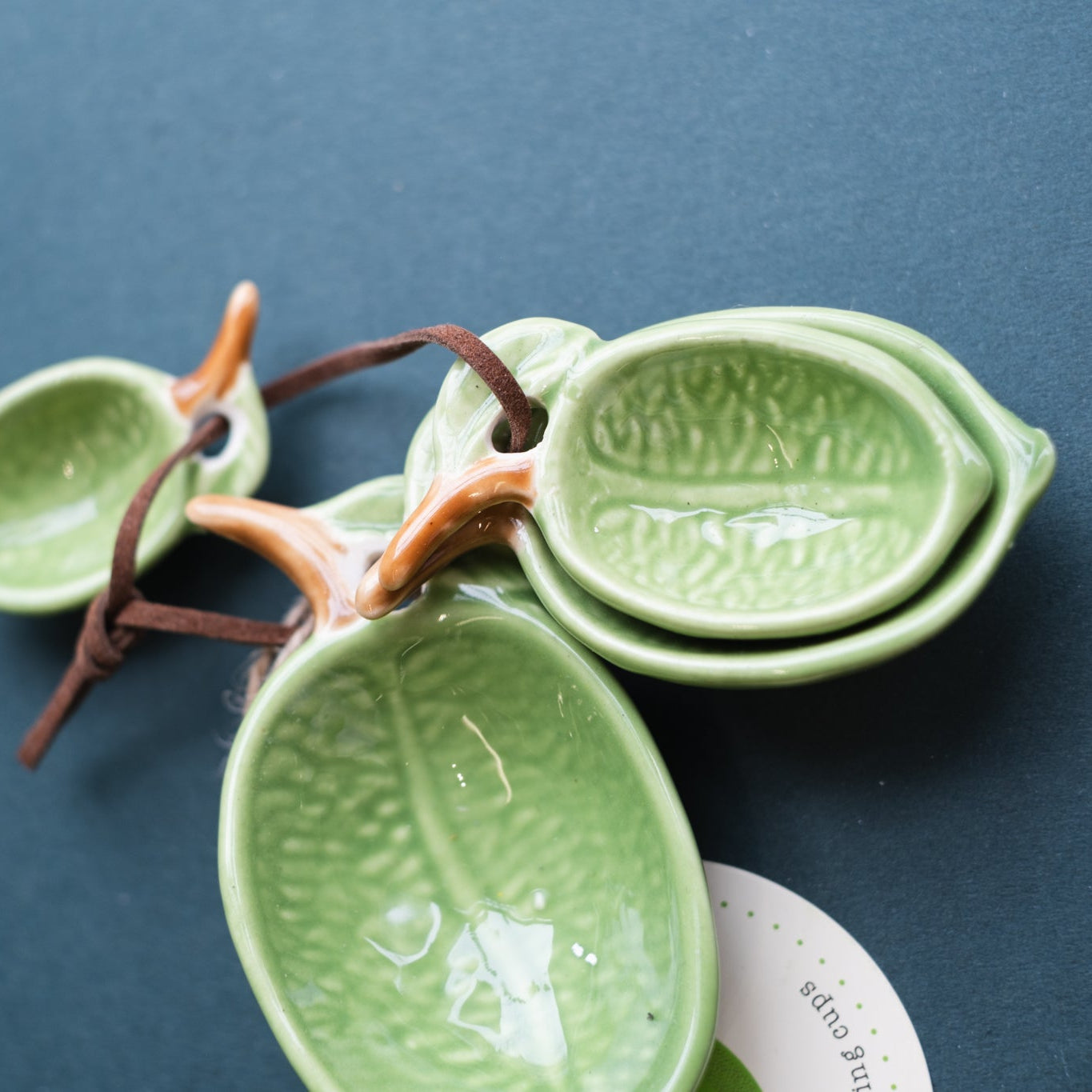 Lime Ceramic Measuring Spoons