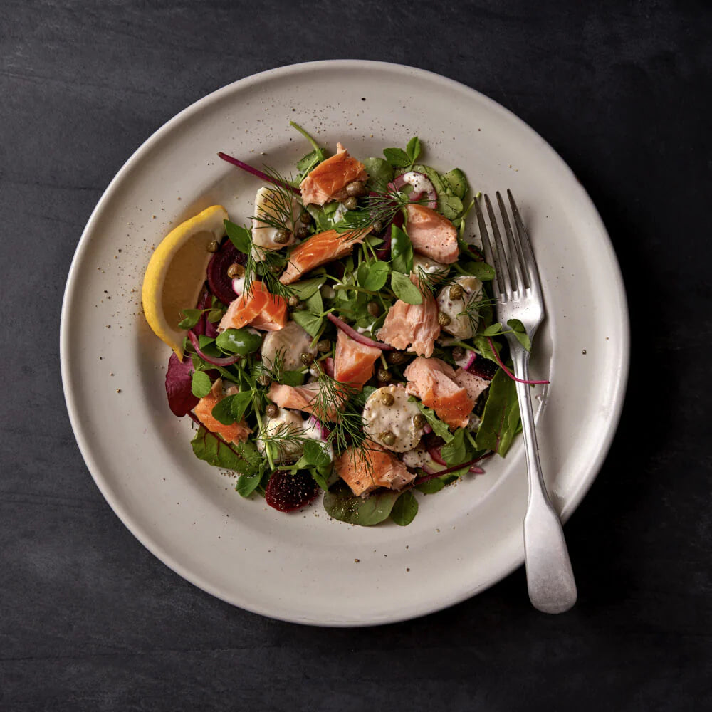 Hot Smoked Salmon Portion by Goldstein
