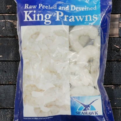 Bag Of Frozen Peeled & Deveined Prawns